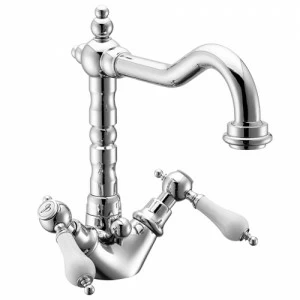 6031 Монокомандный смеситель для раковины с автоматическим донным клапаном EFFEPI RUBINETTERIE Artex