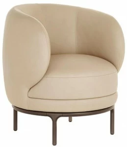 Wittmann Кожаное кресло с подлокотниками Vuelta