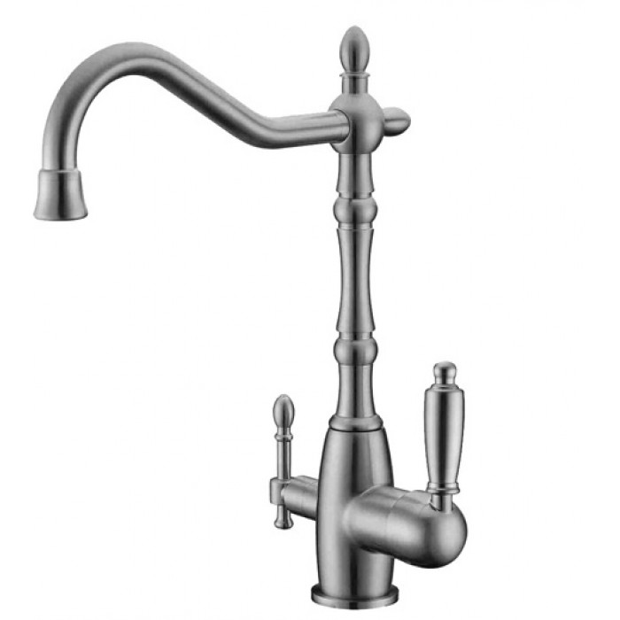 Zorg ZR 312 YF33 Satin Смеситель для кухни Zorg 355х230 мм  - Вид №1