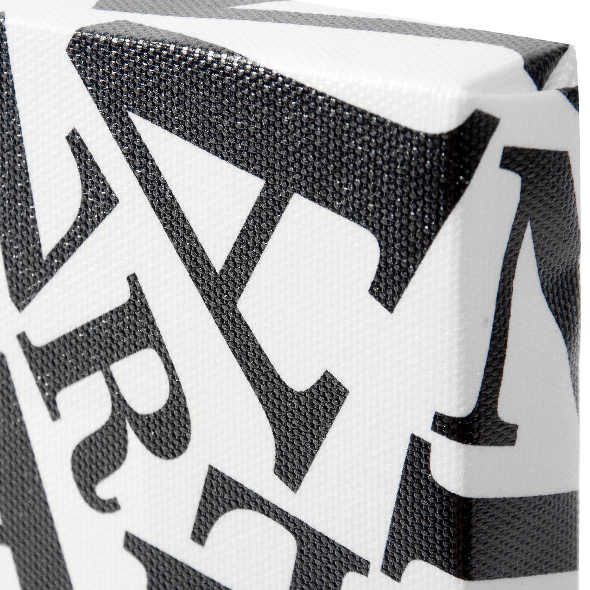 18849408 Картина на холсте «Буквы чёрно-белые» 30х30 см Santreyd  - Вид №1