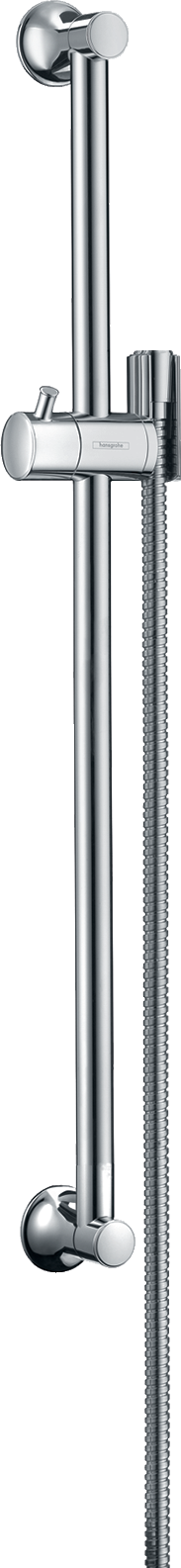 27617000 Unica Душевая штанга Classic 65 см со шлангом Sensoflex 160 см Hansgrohe 