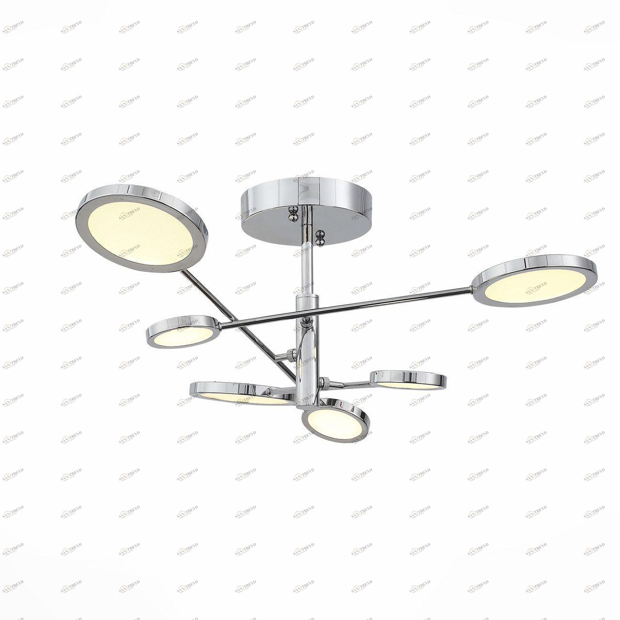 Потолочная светодиодная люстра ST Luce Gruppo2 SL932.102.06 ST LUCE ДИЗАЙНЕРСКИЕ, GRUPPO2 137041 Хром 