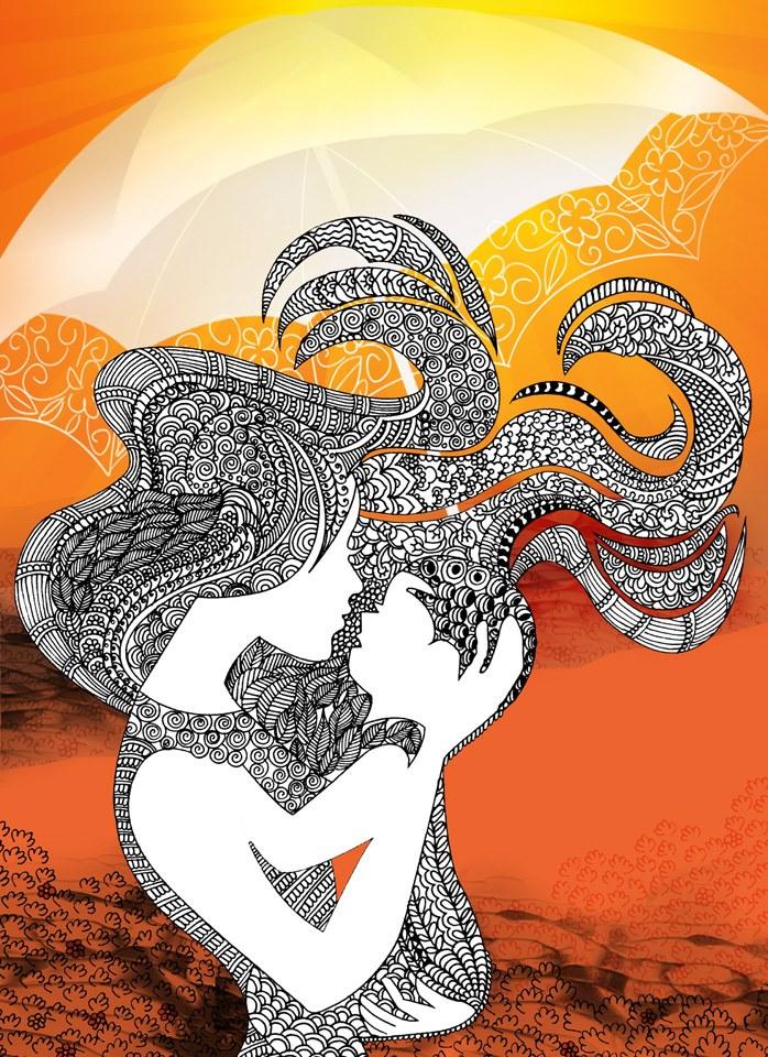 MOMENTI Авторский художественный принт Crazy home paintings Ah-001 - Вид №1