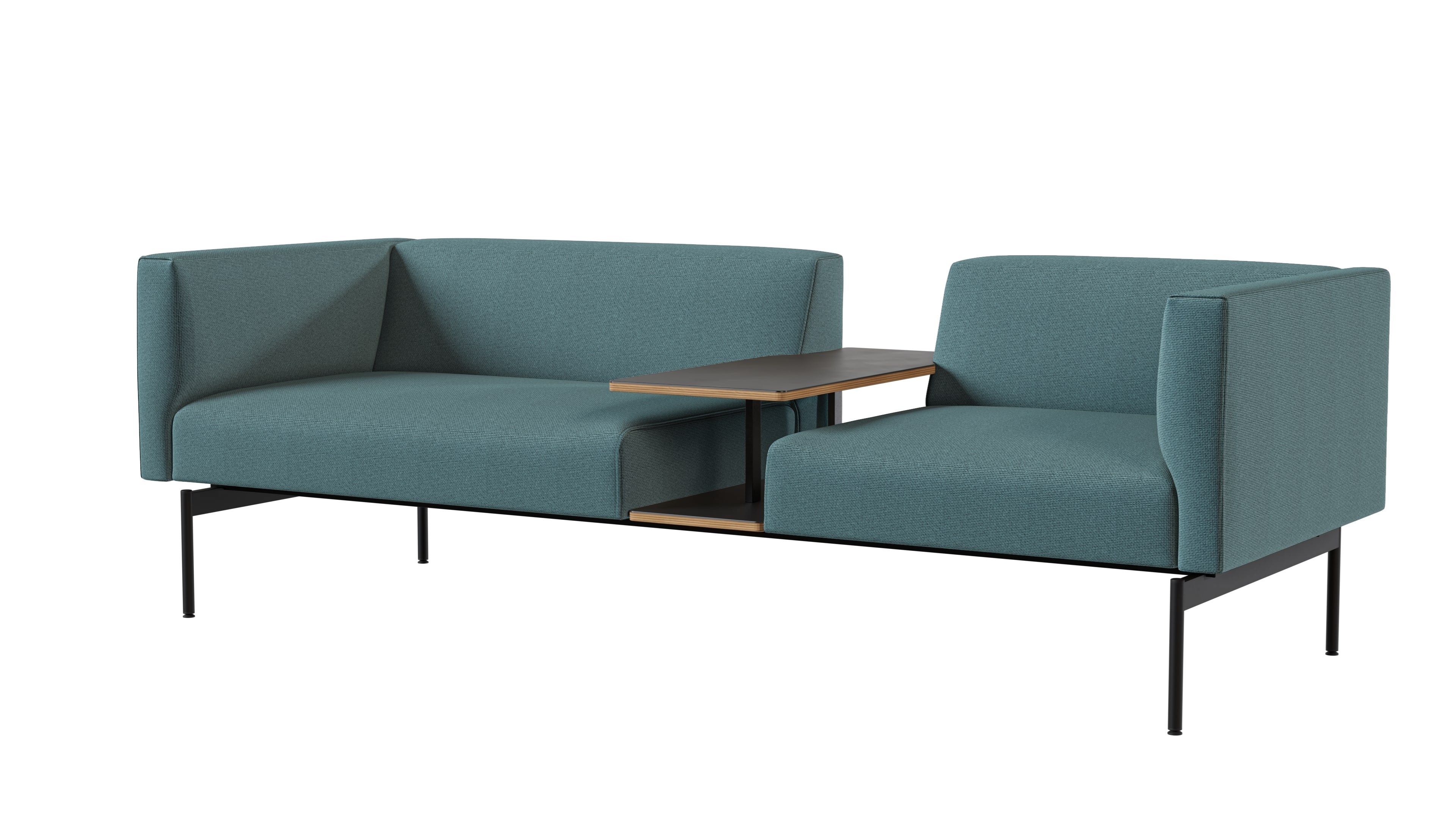 Секционный диван из ткани с огнестойкой обивкой Intuit by Softrend Sans ARCH-00004811 - Вид №4