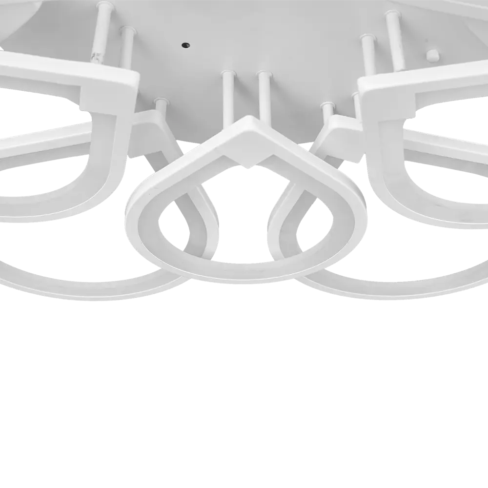 Люстра потолочная Семь огней SF7099/12C-WT LED 372 Вт регулируемый белый свет цвет белый STLM-2198504 - Вид №7