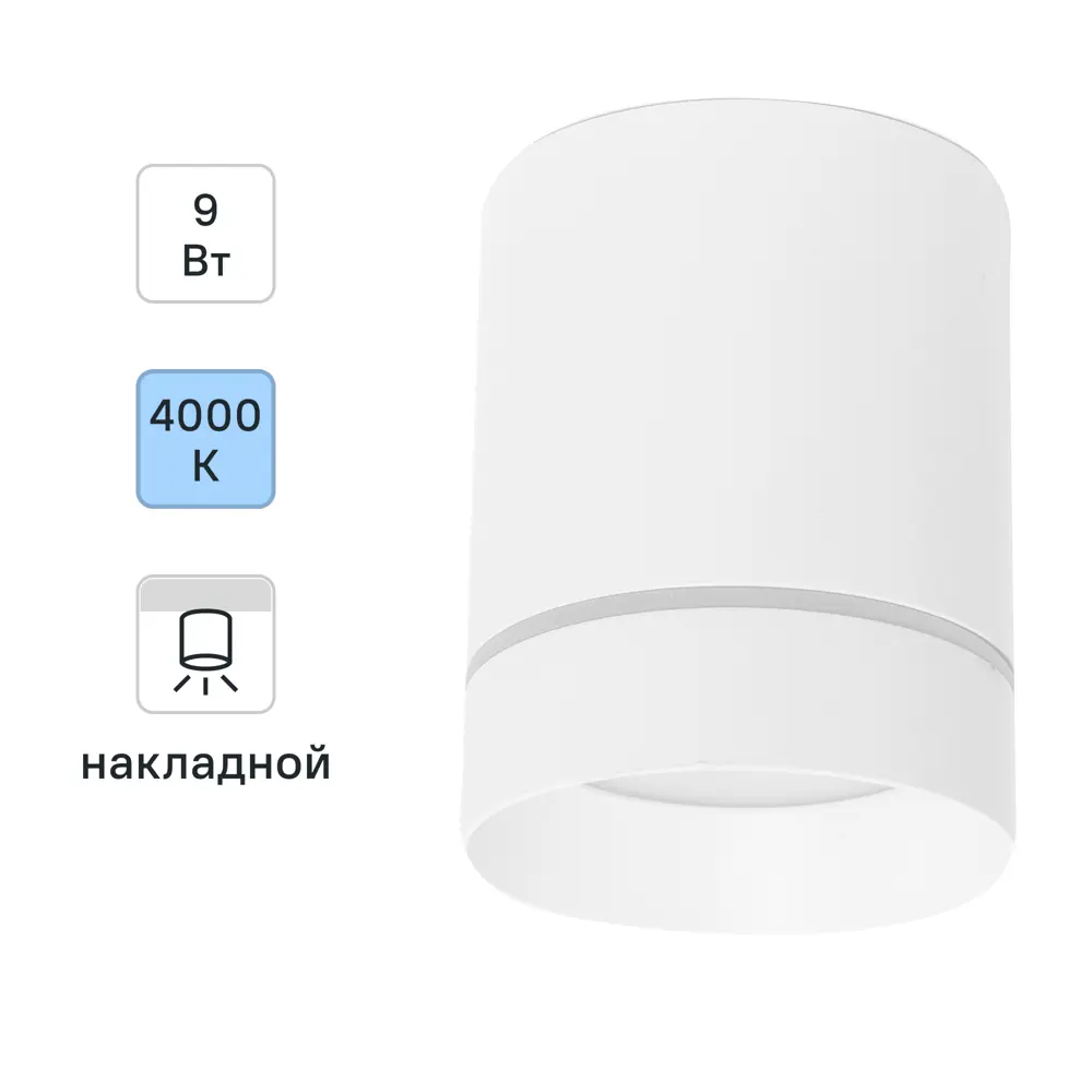 Elektrostandard DLR021 — современный светодиодный накладной светильник 82041851 STLM-0018254