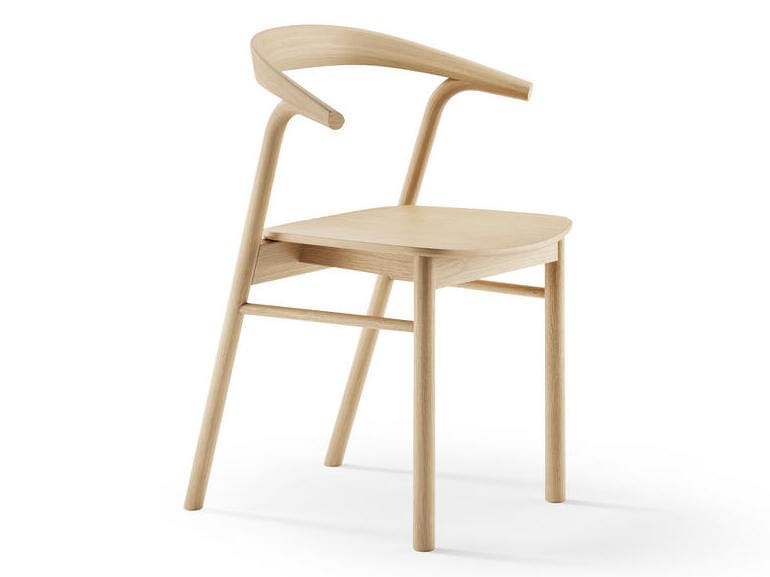 Дубовый стул с подлокотниками ALKI MAKIL ARCH-00101833