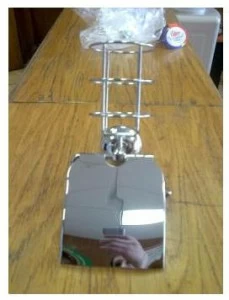 Держатель для туал.бумаги + освежитель к стене 1077