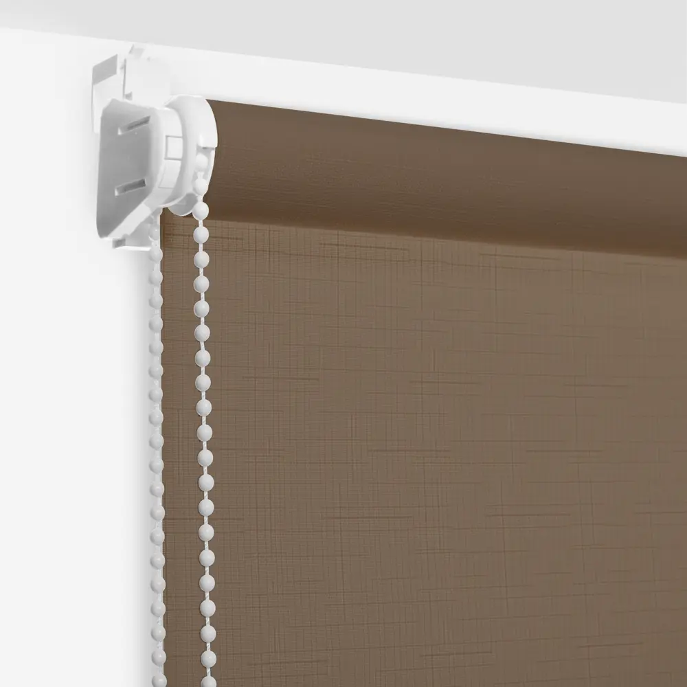 Штора рулонная Inspire Шантунг 80x250 см коричневая STLM-2061237 - Вид №2