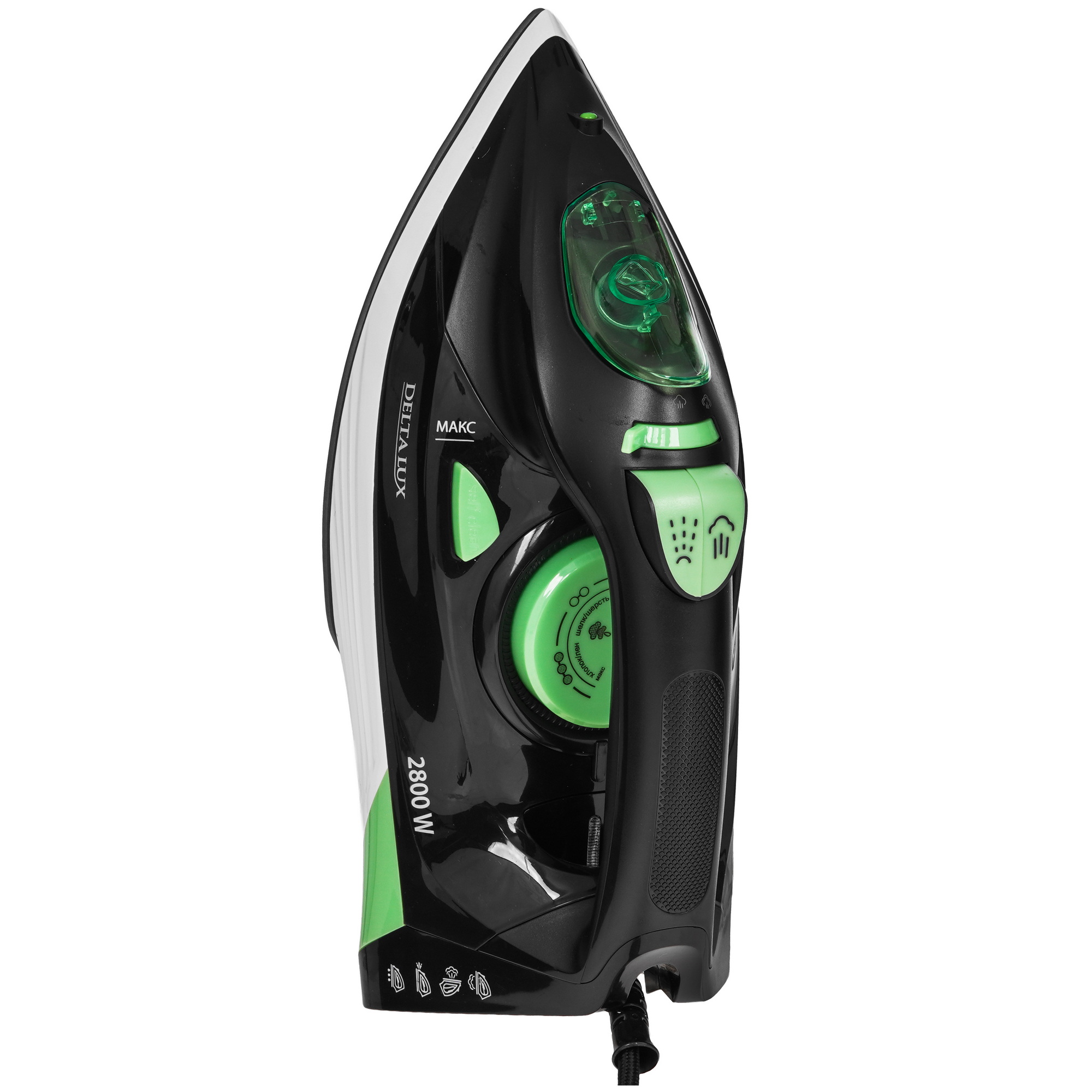 9235589 Утюг DELTA LUX DE-3002 черный STDN-0006305