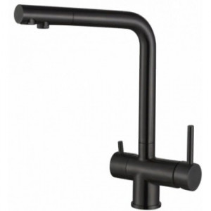 Zorg SZR-7039 GRAFIT Смеситель для кухни Zorg 297х196/220.5 мм