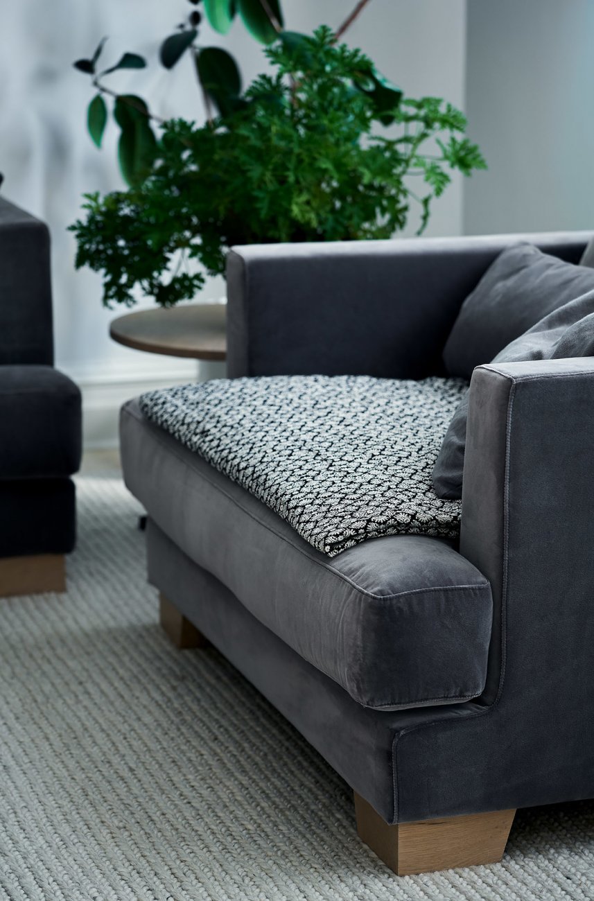 Диван Brandon трехместный прямой темно-серый SITS ДИЗАЙНЕРСКИЕ, BRANDON 192445 Серый  - Вид №4