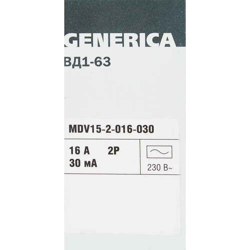 УЗО Generica ВД1-63 — защита от токов утечки и короткого замыкания 84798339 STLM-0055299 - Вид №4