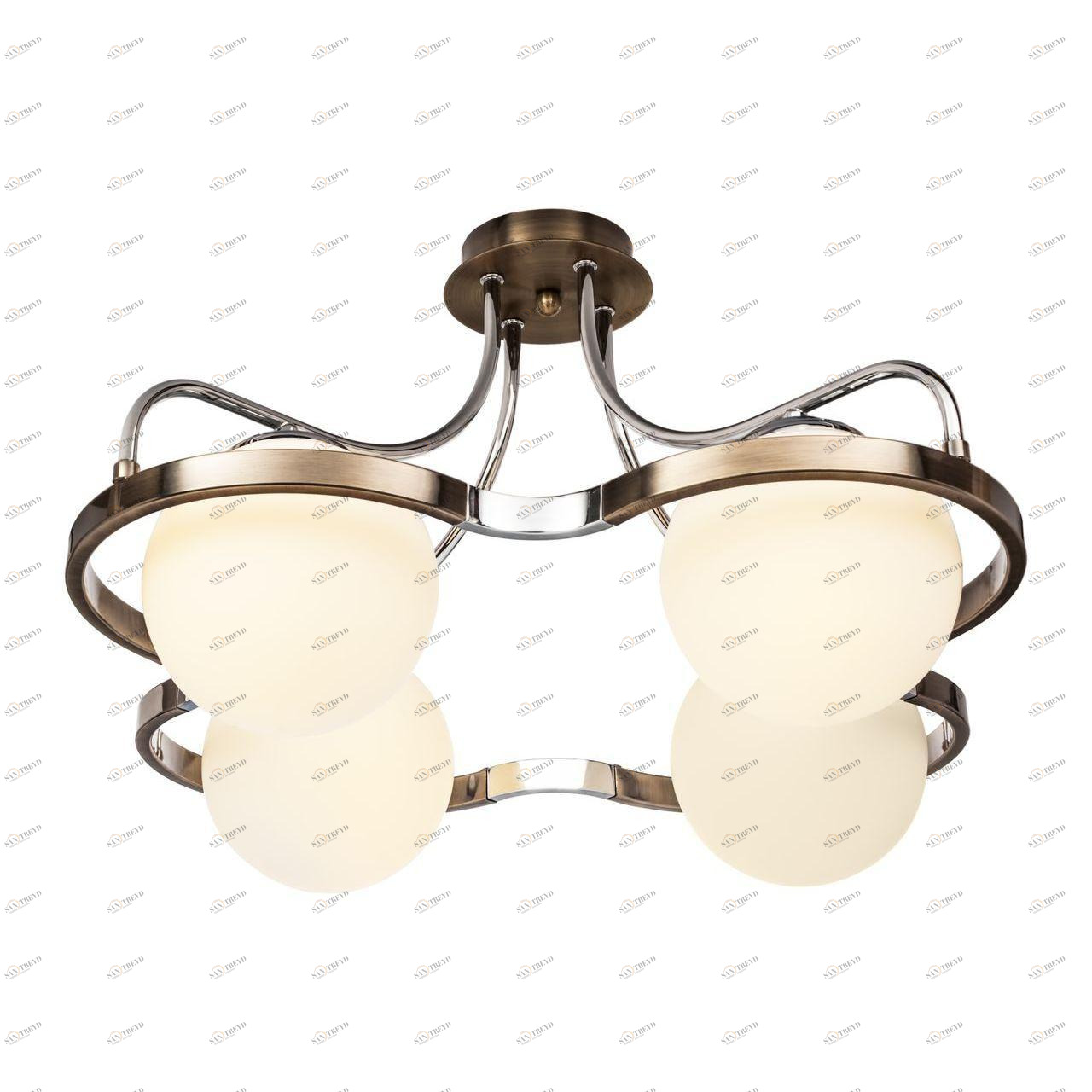 Потолочная люстра Silver Light Globe 210.53.4 SILVER LIGHT GLOBE BRONZE 183367 Белый 