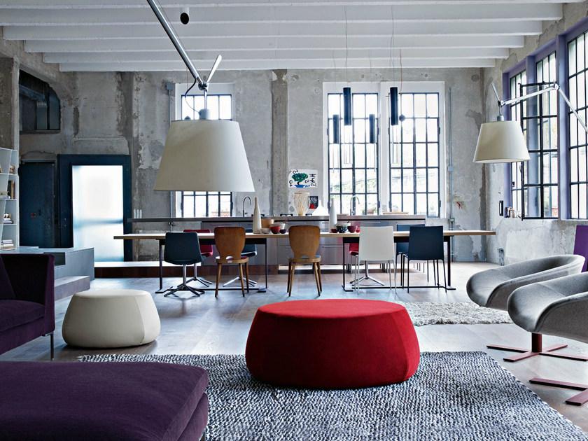 B&B Italia Круглый пуф из ткани Fat sofa sun-id-1481491 - Вид №1