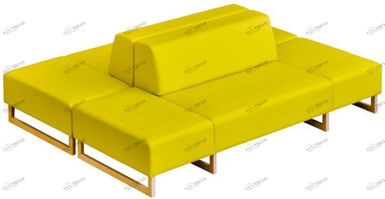 Sancal Модульная скамейка из кожи Moon sun-id-1502041