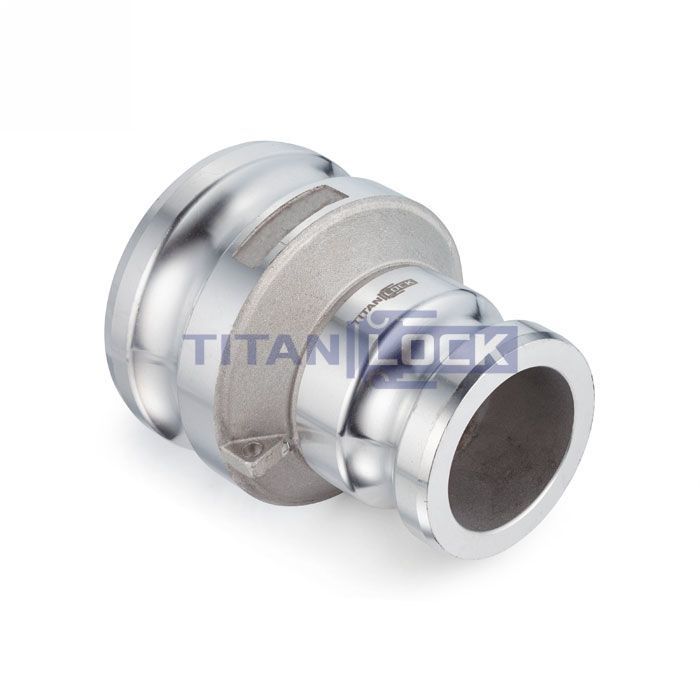 Камлок алюминиевый тип AA (переходник ниппель 2 1/2" х ниппель 3"), TL2530AAAL TITAN LOCK  - Вид №1