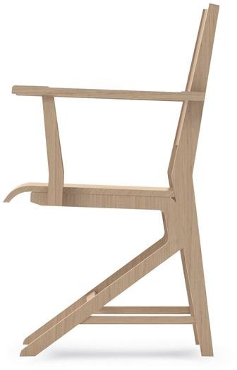 PIAVAL Стул из бука с подлокотниками Swing | health & care 32-63/4 - Вид №4
