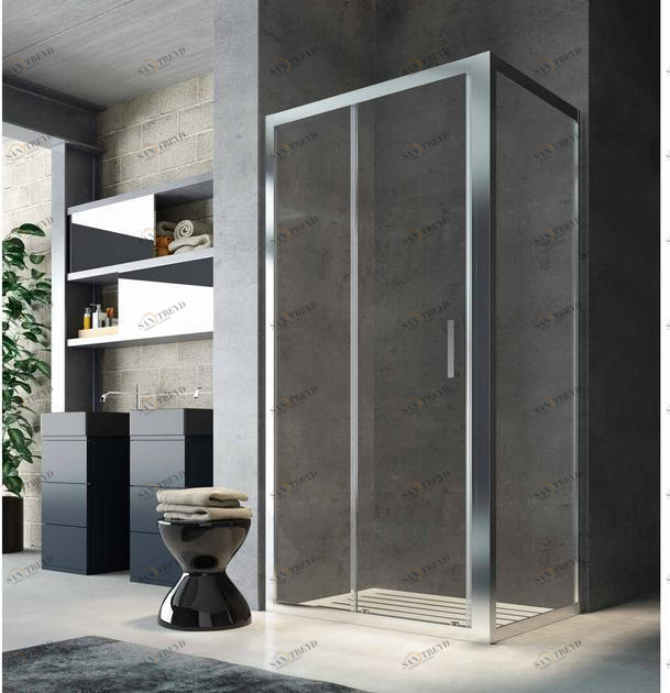 Glass1989 Душевая кабина угловая стеклянная с раздвижной дверцей Showering sun-id-1389443