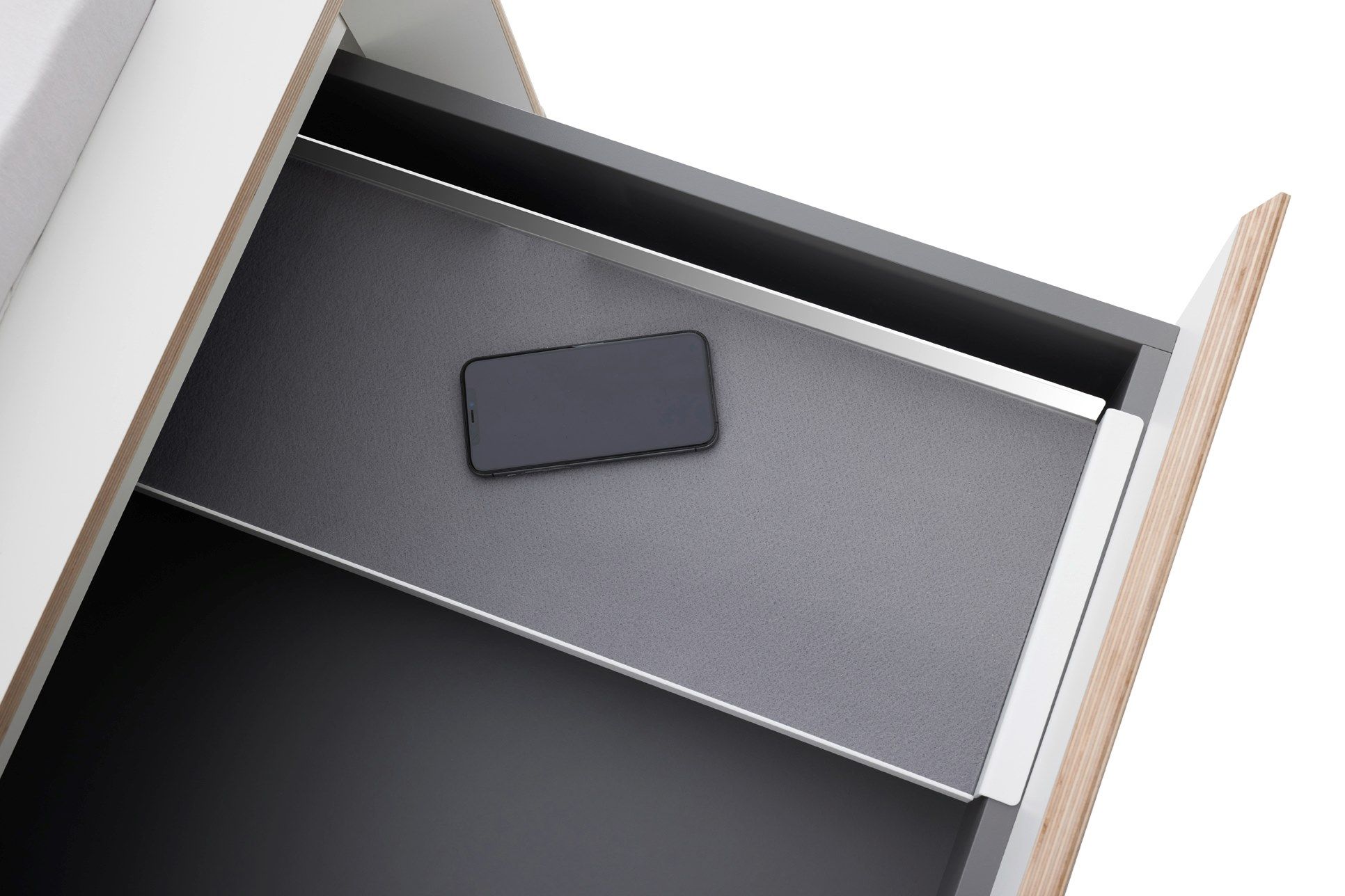 Односпальная кровать для хранения в фанере Müller Small Living SPAZE ARCH-00083318 - Вид №14