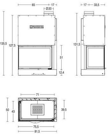 Piazzetta Моноблочный дровяной камин Ma sl sun-id-1346043 - Вид №1