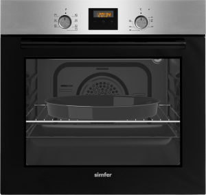 9125101 Электрический духовой шкаф Simfer B6EM56024 серебристый