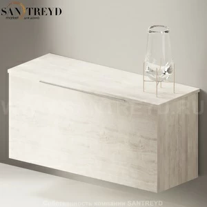 Flaminia BOX Настенная тумба 105 см с 1 ящиком BX434.WR