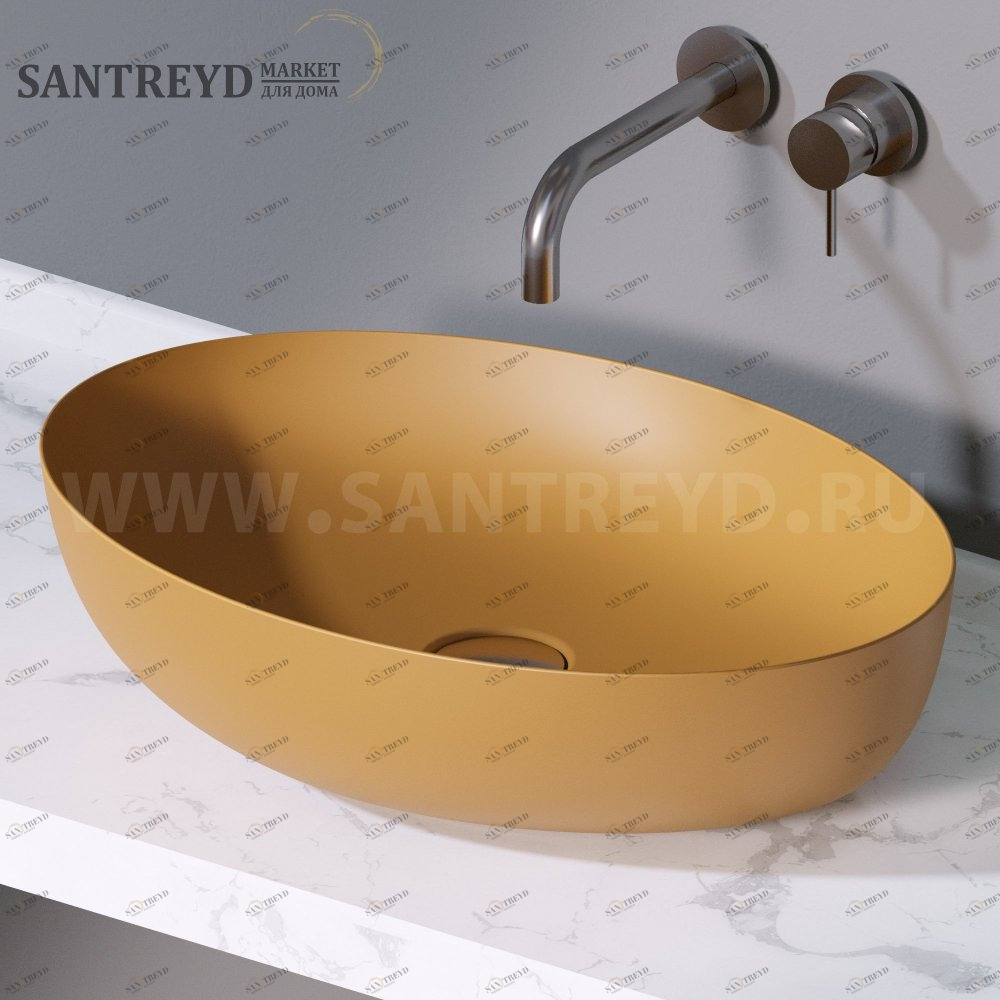 L616133 Накладная раковина на столешницу  овальная A. e T. Italia ELITE AeT ITALIA