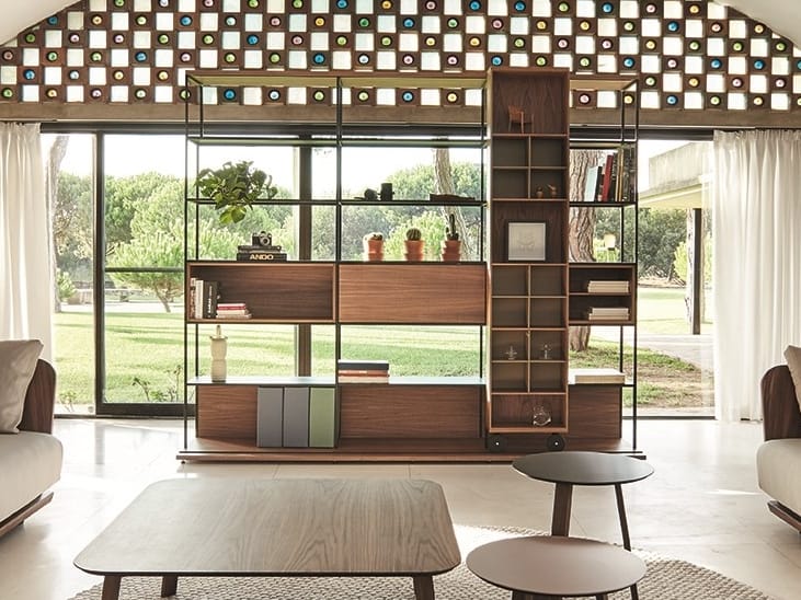 Деревянный книжный шкаф на колесах Punt Literatura ARCH-00034358 - Вид №6