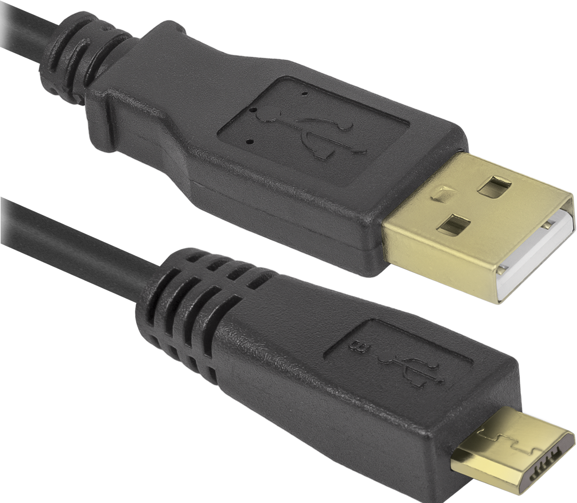 87442 usb кабель usb08-06pro usb2.0 am-microbm, 1.8м Defender Santreyd  - Вид №1