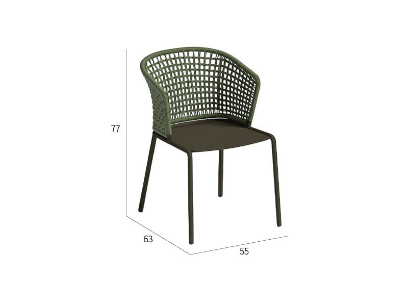 Алюминиевый садовый стул VINEKO Abrazo ARCH-00049359 - Вид №6