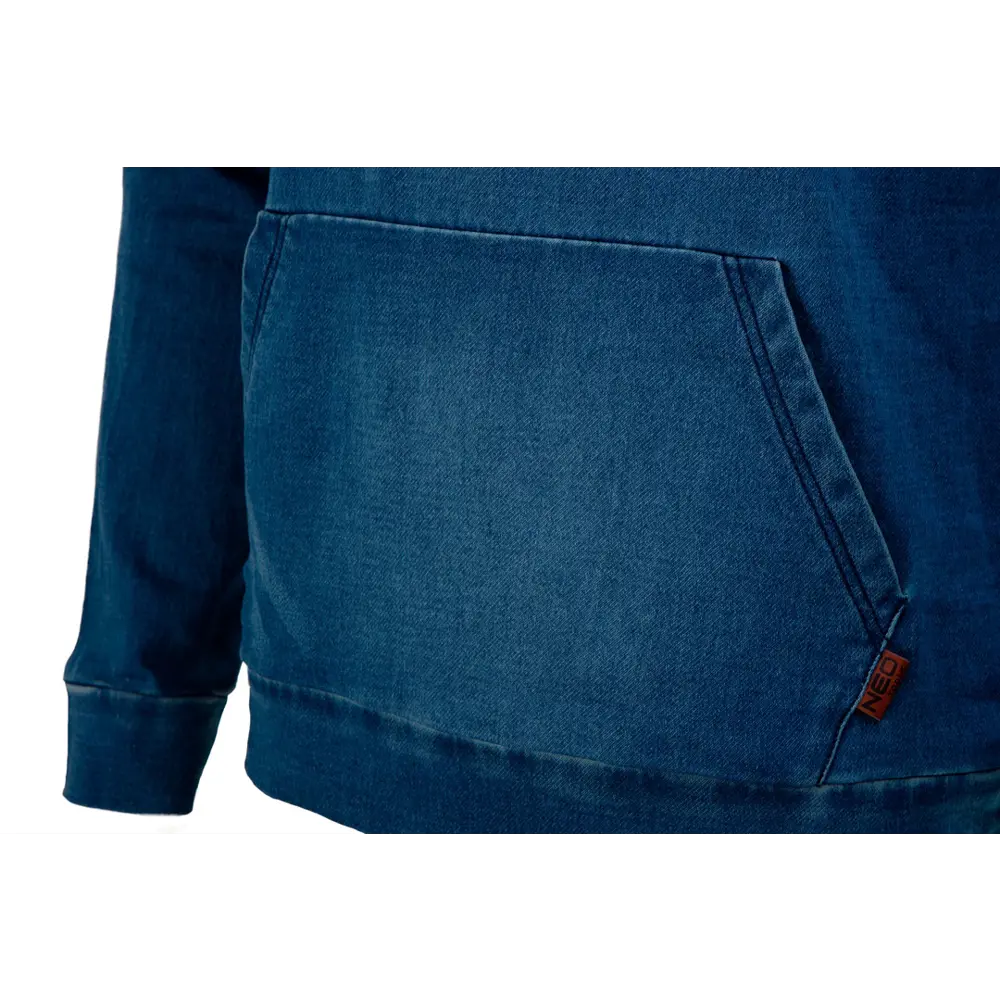 Толстовка Neo Tools Denim темно-синяя размер XL рост 187 83304100 STLM-2114978  - Вид №2