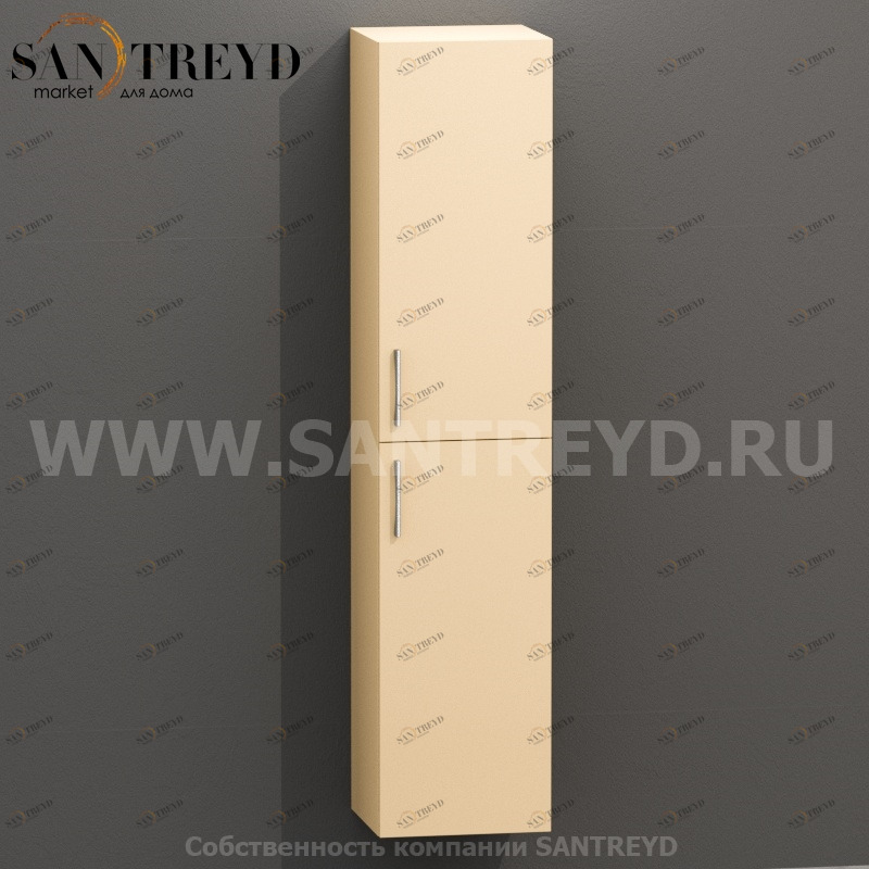 MDC013 Высокий шкаф с двумя створками 160 см бежевый Globo 4ALL Италия Ceramica Globo