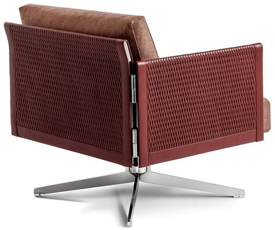 Poltrona Frau Вращающееся кресло из ткани с 4 спицами La collezione - divani e poltrone sun-id-1363405 - Вид №4