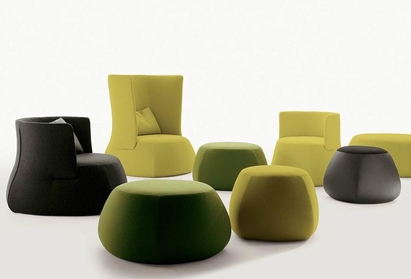 B&B Italia Круглый пуф из ткани Fat sofa sun-id-1481491 - Вид №3