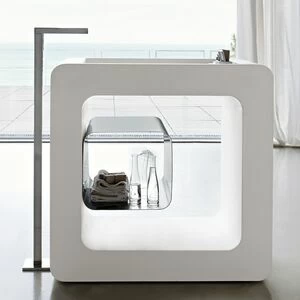 45735 Накладная раковина на столешницу  прямоугольная Toscoquattro