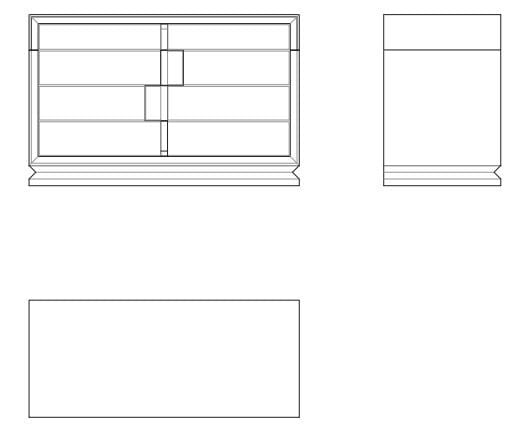Комод из черного дерева Sicis Блейк ARCH-00126632 - Вид №1