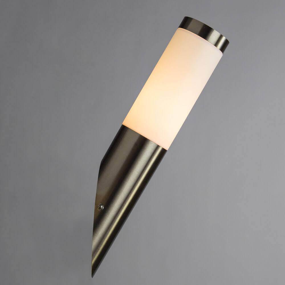 Уличный настенный светильник серебристый Arte Lamp 68 A3157AL-1SS ARTE LAMP ФАКЕЛ 00-3895815 Серебро  - Вид №1