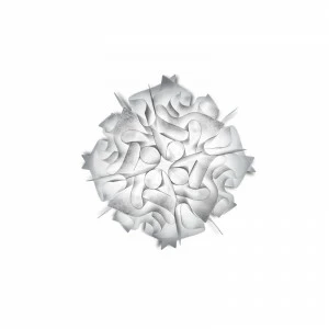 Настенный/Потолочный светильник Veli Small Couture от Slamp VEL78PLF0001BW000 SLAMP ДИЗАЙНЕРСКИЕ 244395 Белый;серебро