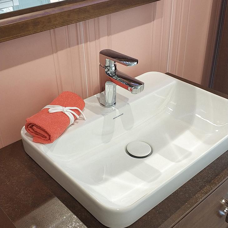 Paini Ovo 86CR211KM смеситель для раковины с донным клапаном - Вид №1