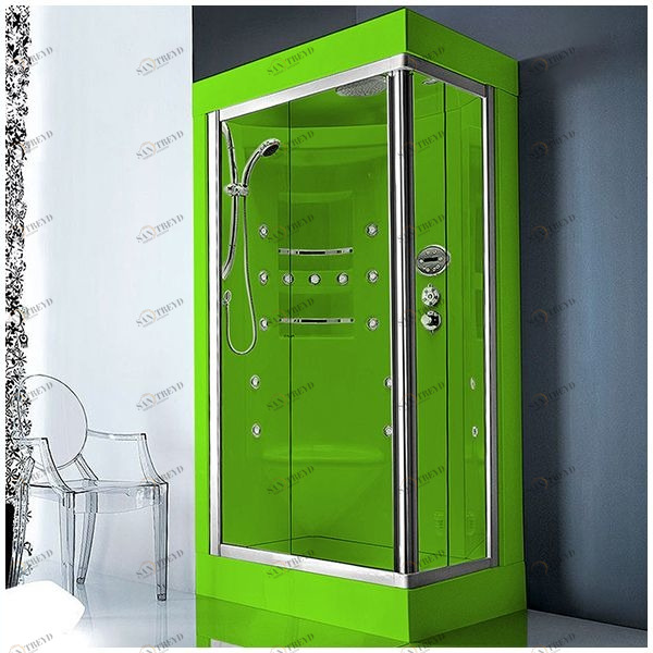 Душевая кабина Gruppo treesse Acquazzurra 80х100 STI-B7536D-S белая с гидромассажем угловая правая STIB7536DS