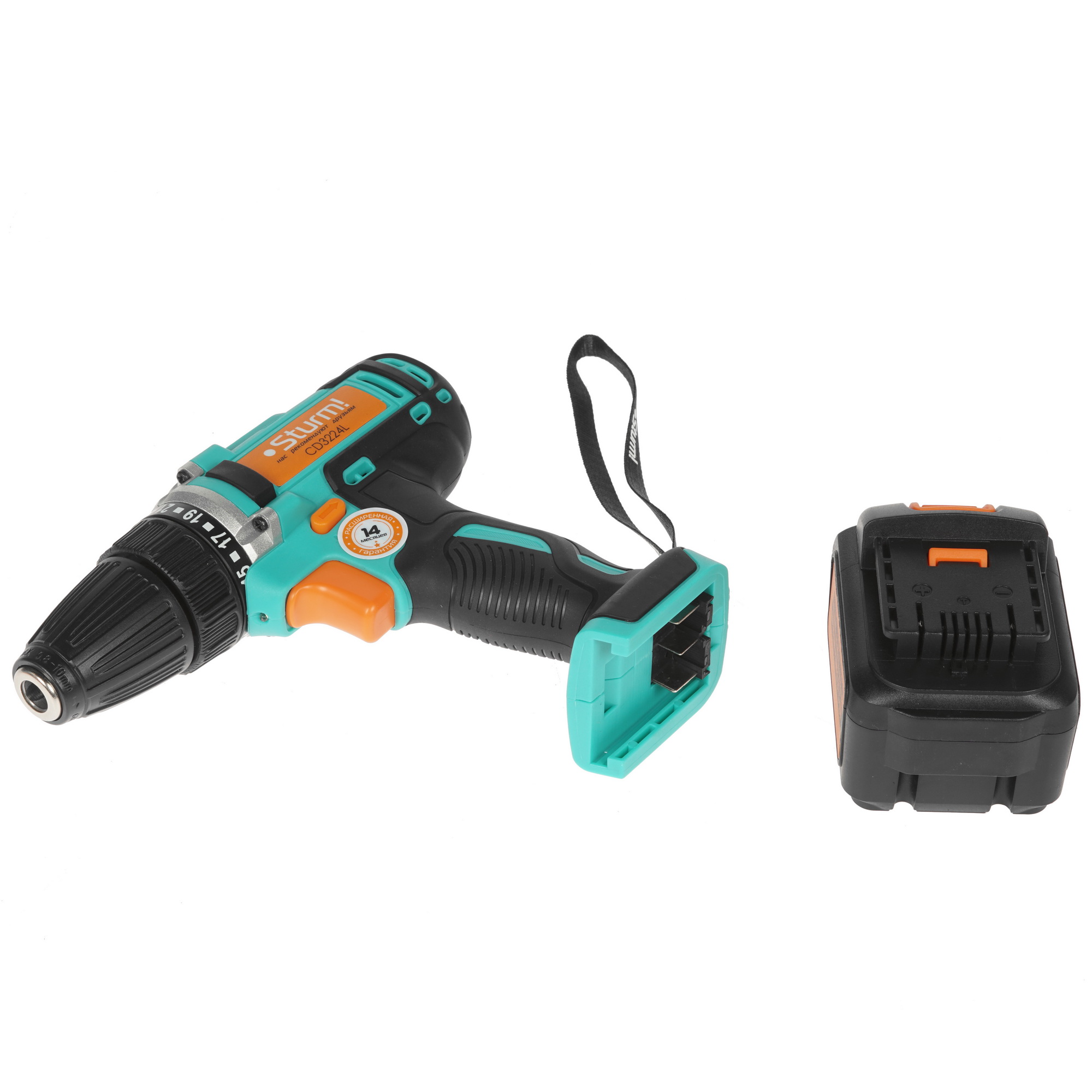 Дрель-шуруповерт Sturm! CD3224L 8125586 STDN-0121973 - Вид №4