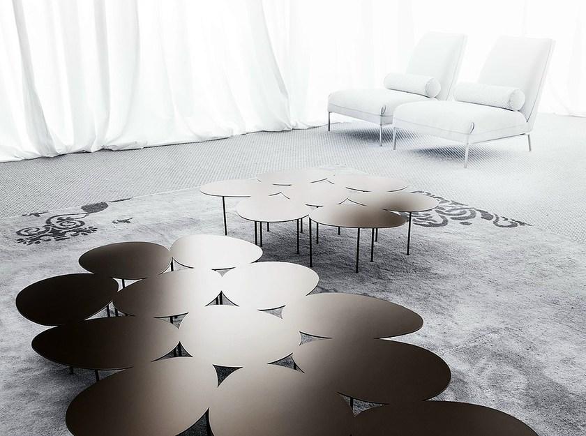 ERBA ITALIA Низкий овальный журнальный столик sun-id-1377531 - Вид №2