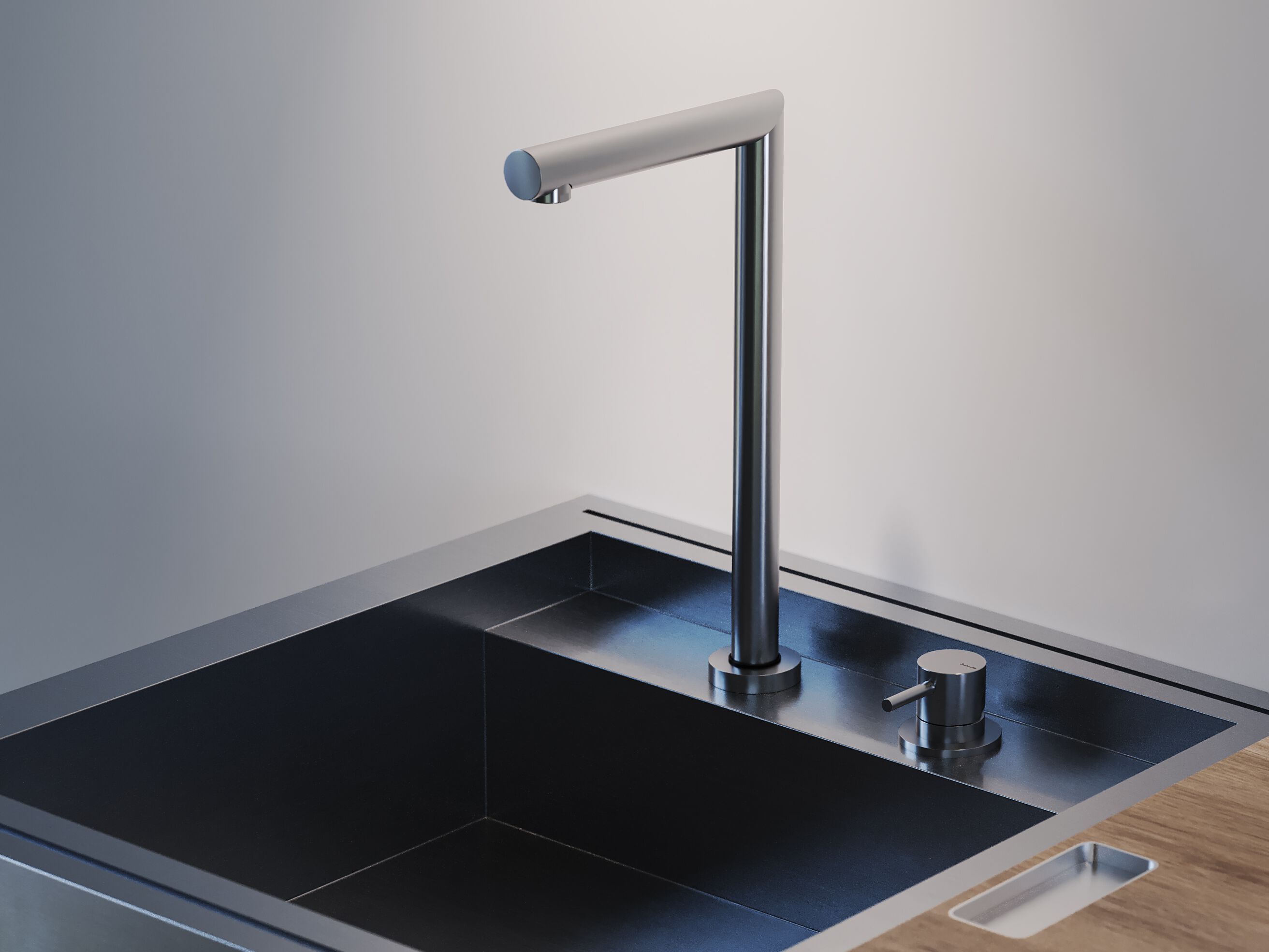 Смеситель для кухни из нержавеющей стали Fontealta Kitchen ARCH-00130284 - Вид №1