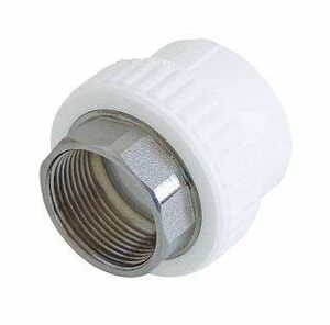 Муфта комбинированная KALDE D63х2" ВР под шестигранник белая