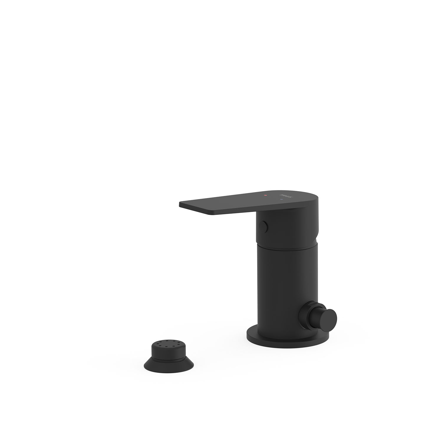 PROJECT-Смеситель для биде TRES с одной ручкой и переходом в маленький душ-21113010NM TRES