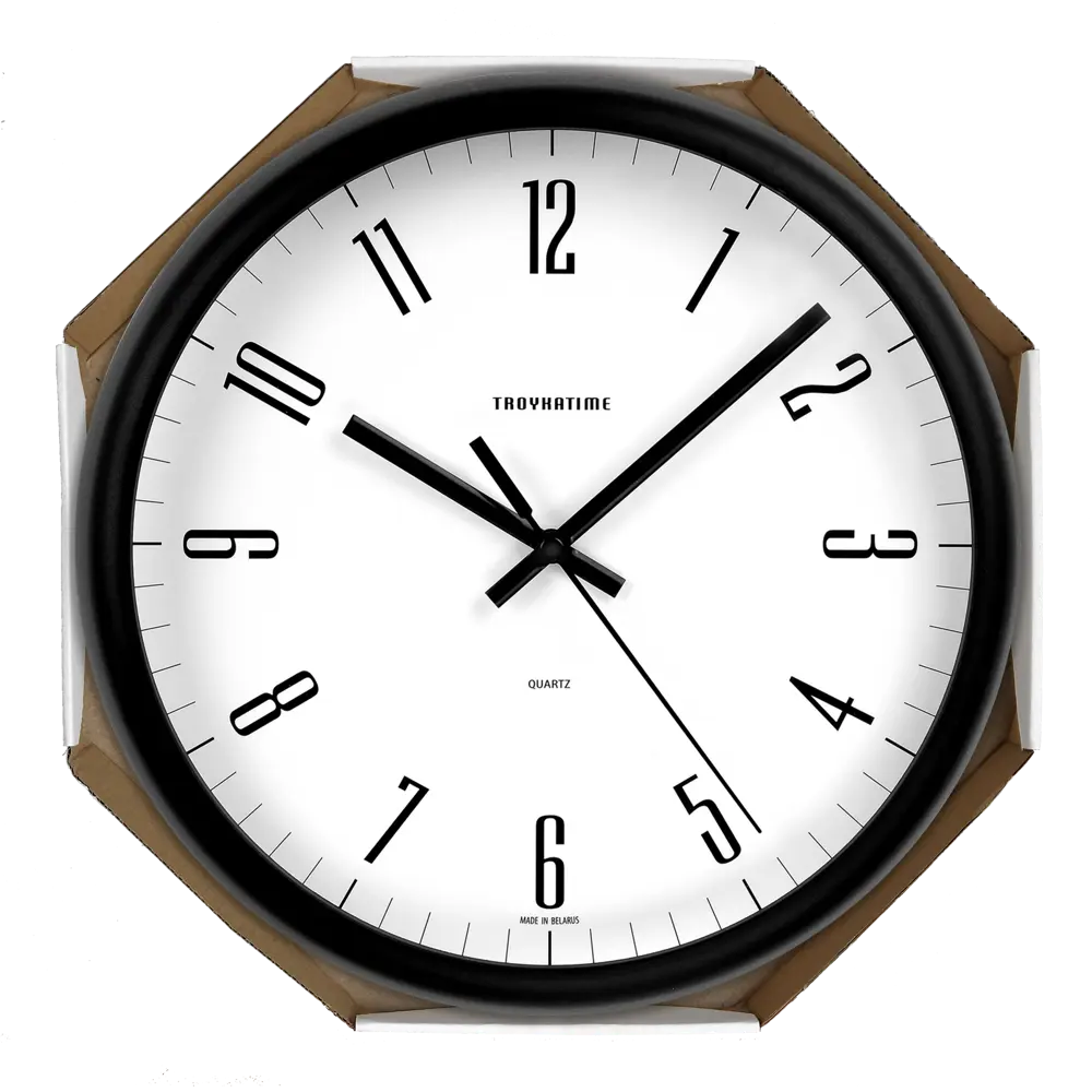 TROYKATIME Настенные часы круглые 24 см с бесшумным ходом 83872063 NEO-CLASSIC STLM-0045368 - Вид №3