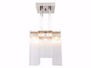 Подвесной светильник ручной работы из никеля