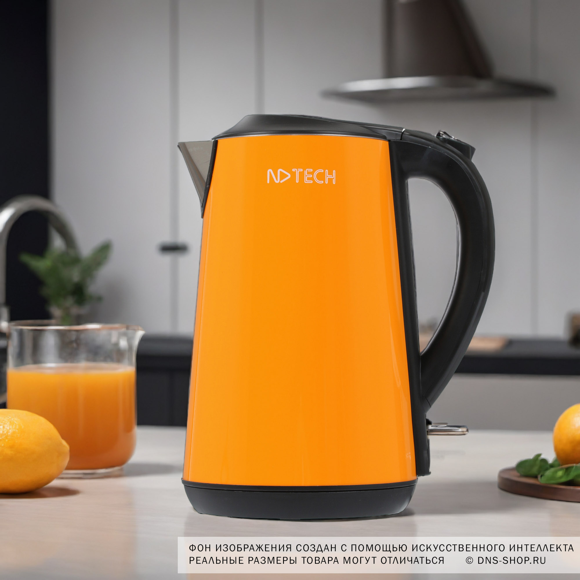 8190948 Электрочайник NDTech EK019 оранжевый STDN-0067719 - Вид №7