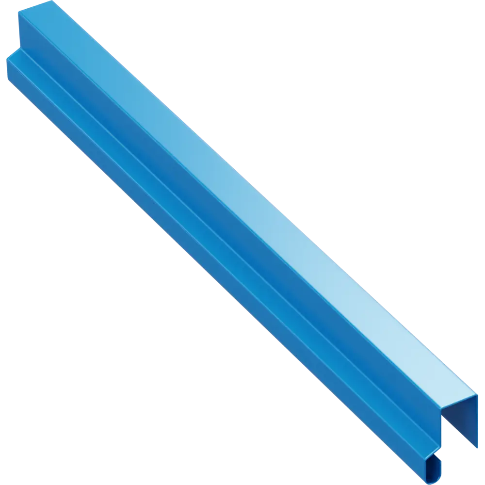 П-планка для профнастила 20x10x15 мм 2 м 0.4 мм RAL 5005 синий ВЕГА STLM-2147537